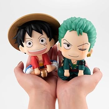 Amazon.com: Megahouse Lookup ONE Piece Luffy & Zoro 套組[附