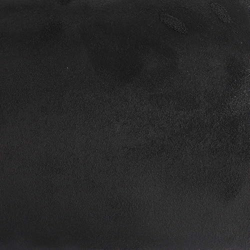 Miniatura 3 de Tapicería de forro de tela de gamuza de espuma de 60 pulgadas/5 pies de ancho que gira una situación caída, 36 pulgadas x 60 pulgadas (negro)