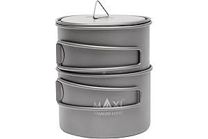 TOAKS 750 Titanium Pot and Bowl Combo: the Epitome of Outdoor Dining Convenience