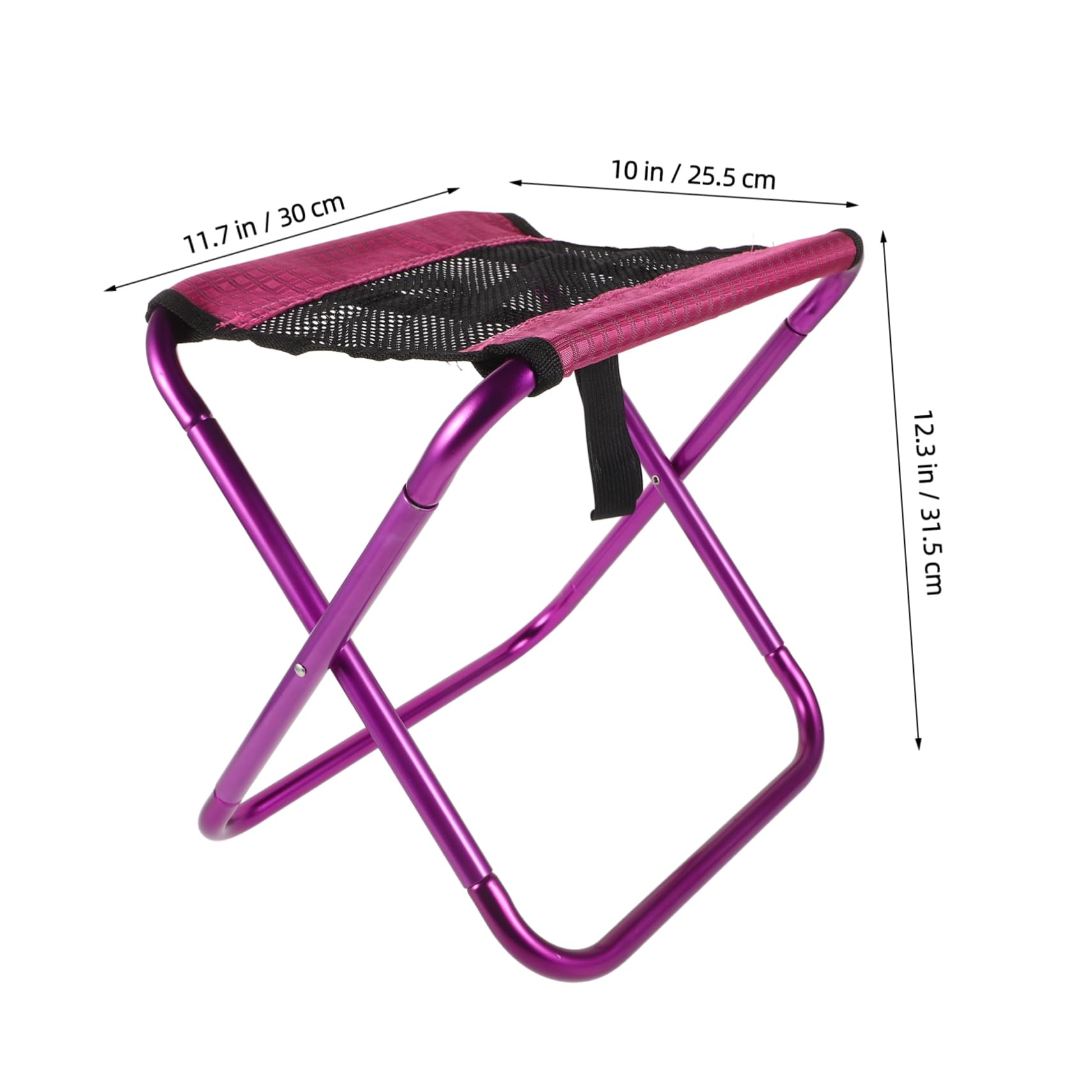 Abaodam Portable Folding Stool Compact Outdoor Chair for Camping Fishing Hiking Lightweight and Durable Design Easy to Store and Carry for Outdoor Activities