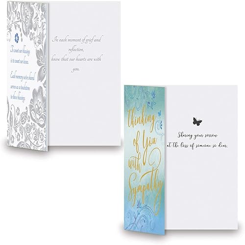 Miniatura 6 de Current Paquete de papel de aluminio de lujo para todas las ocasiones, 20 tarjetas con sobres, celebración, recuperarse, condolencias, cumpleaños,