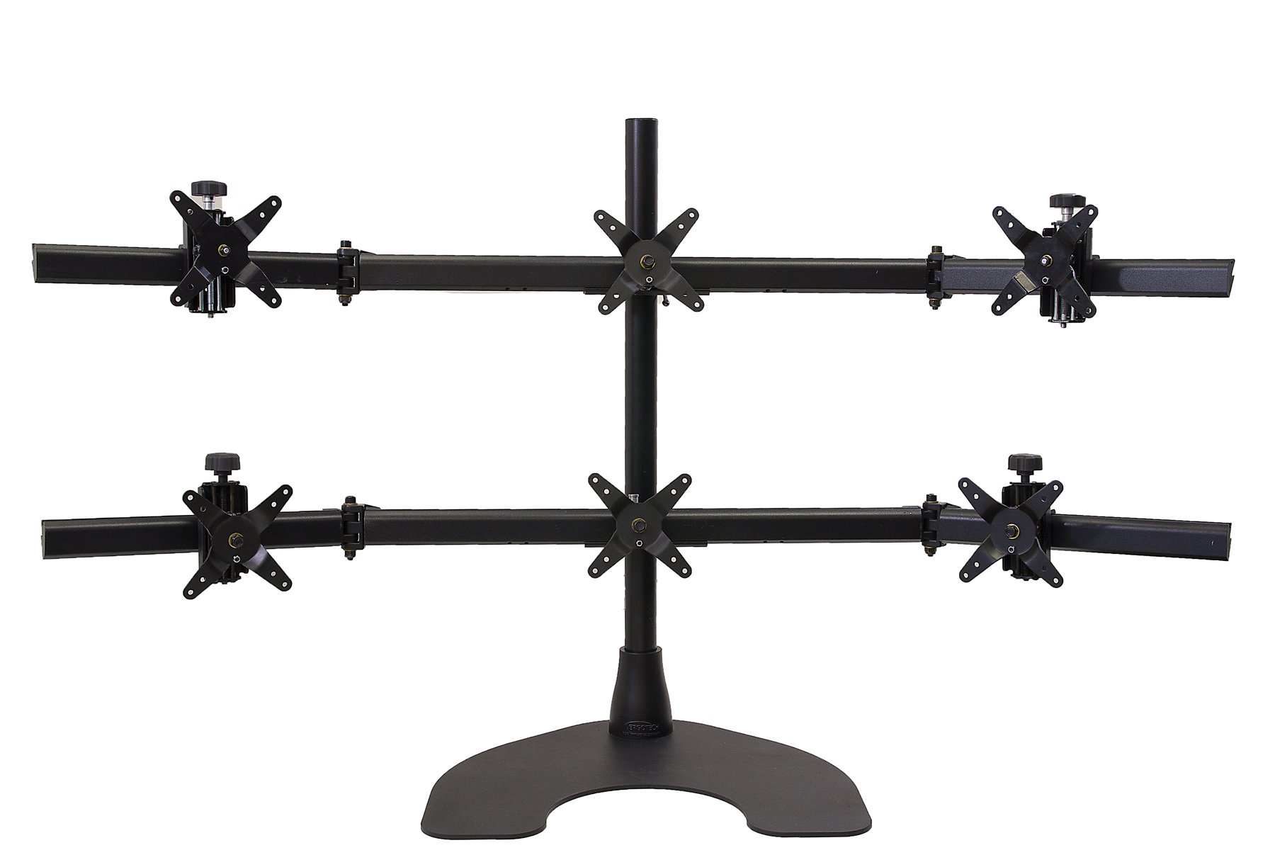 ErgotechHex 3 Over 3 LCD Monitor Desk Stand (100-D28-B33)