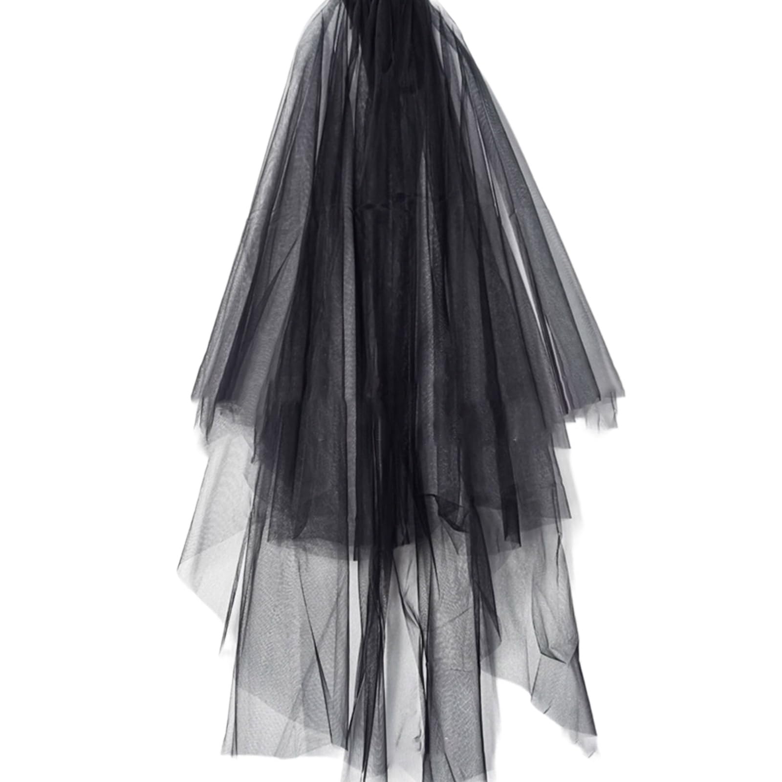 Fentency Wedding Bride Lace Tulle with Bowknot/Floral Trim Elegant Bridal Prom Party Tiaras Women Long Veil for Taking Photo