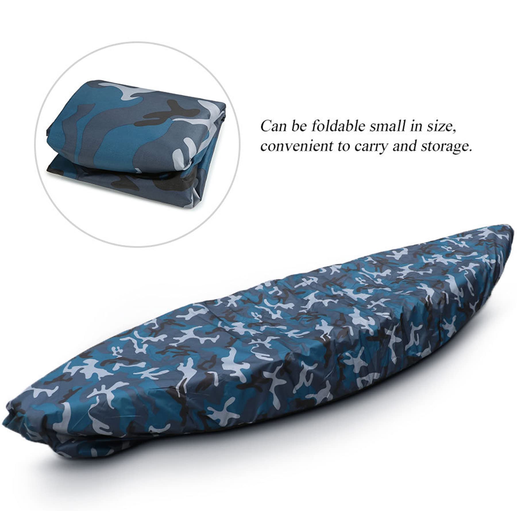Copertura Universale per Canoa per Kayak e Canoa, Protezione UV Telo Copri per Kayak per Interni/Esterni, Copertura Impermeabile Resistente alla Polvere per Kayak(Size:5m(16.4ft))