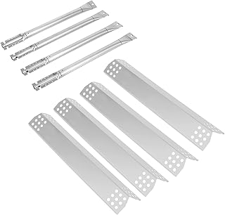 Grill Replacement Parts for Kitchenaid 720-0745A 740-0781 720-0733A Grill,BBQ Accessories for Nexgrill 720-0733 720-0709 720-0745 740-0780 Heat Plates and Burners,Stainless Steel