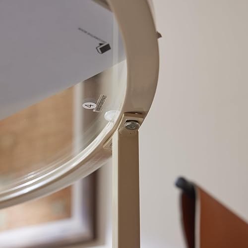 Miniatura 170 de VINGLI Mesa de centro de cristal, mesa de centro redonda de 30 pulgadas, mesas de centro negras para sala de estar, mesa auxiliar de vidrio Negro