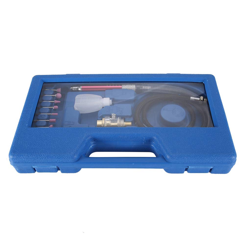 Kit Smerigliatrice Pneumatica 19Pcs, Penna Pneumatica 54000rpm per Lucidatura a Mano, Incisione e Angolo - Strumento Aria