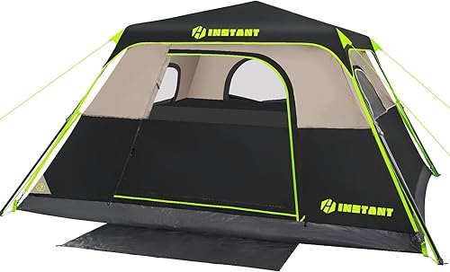 Tienda de campaña instantánea para 468 personas, tiendas de campaña impermeables para acampar con lluvia, 60 segundos de fácil instalación, tienda