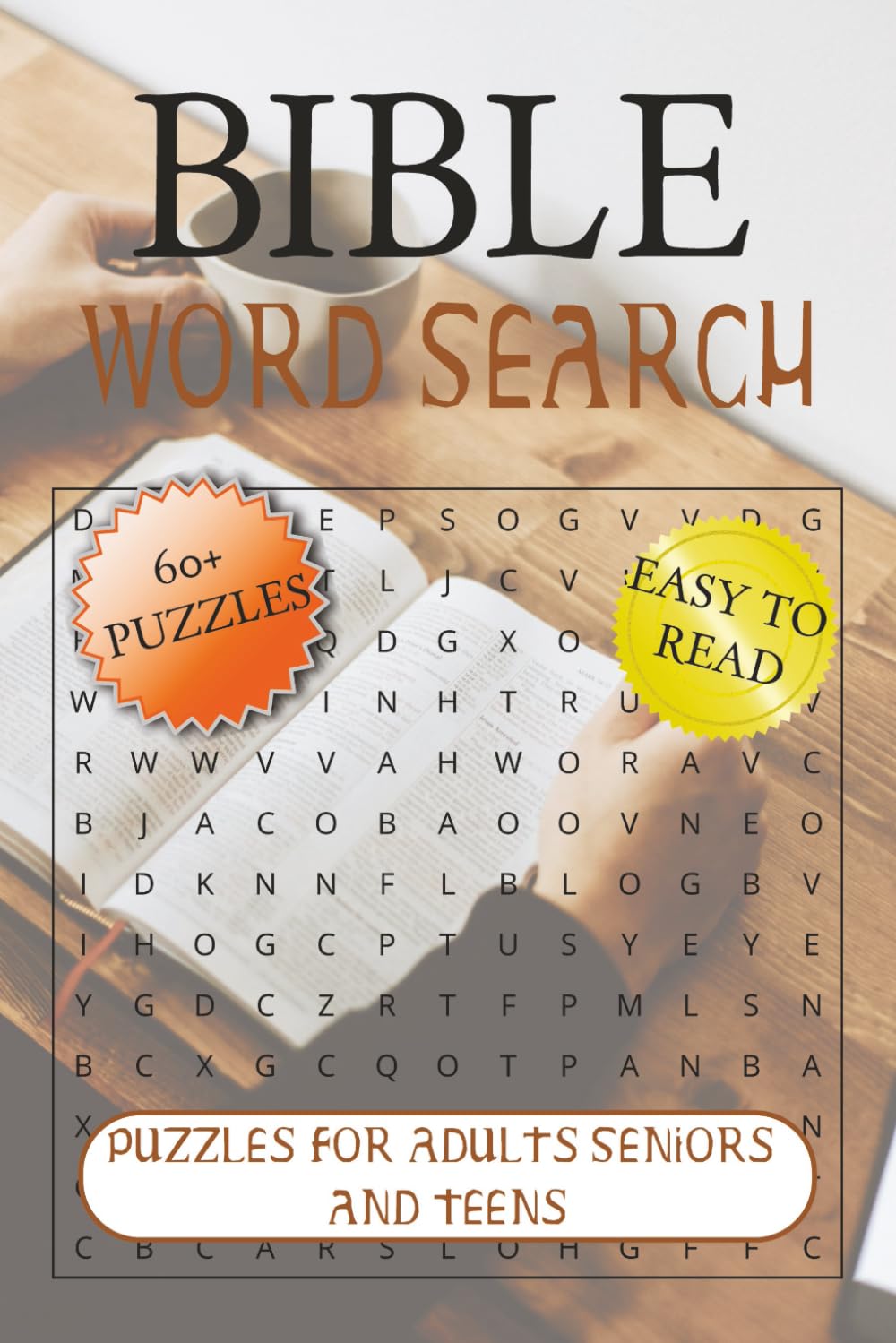 Bible Word Search Puzzle Book: Subtitle: Word Searches with Easy to Read Print about the Bible, Religion, Spirituality, and More | 6x9 inches, 122 ... … Gift for Vacations, Holiday & Free Times