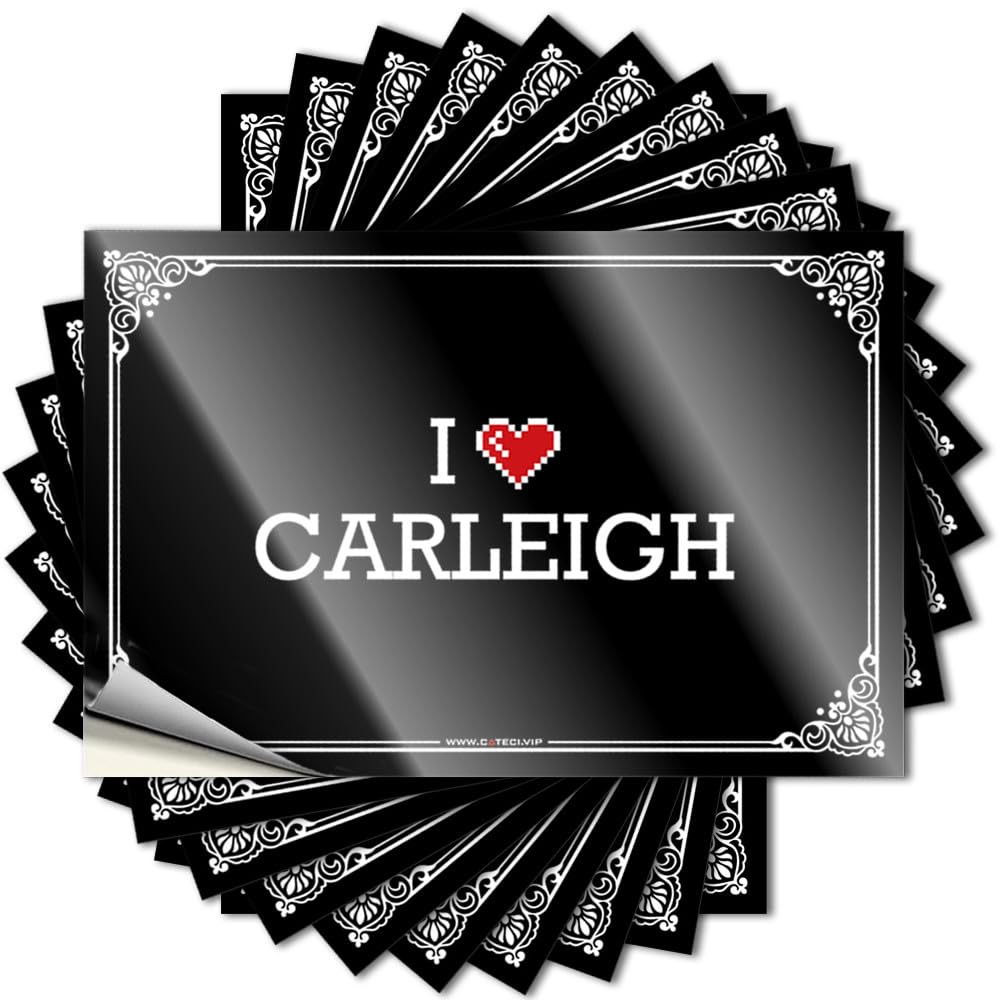 Beer Decor Wall Stickers | I Love Carleigh Punk for Gamer Decor(8X12CM)