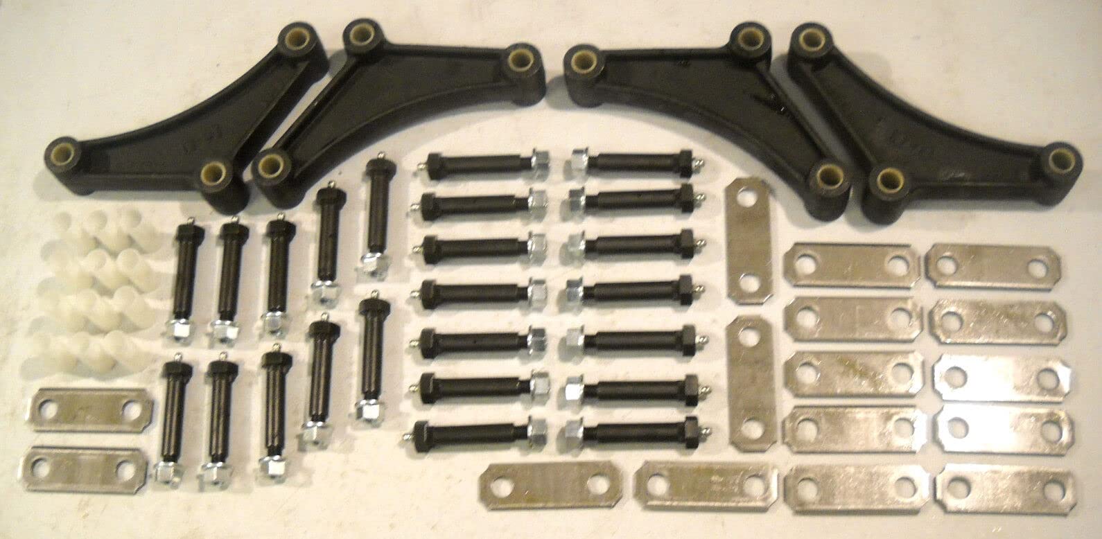 Everything for trailers, RVs and trucks and more - Greaseable Tri For Axle Trailer Spring Suspension Rebuild Kit Camper Repair Wet Bolt (FS1XN-2605)