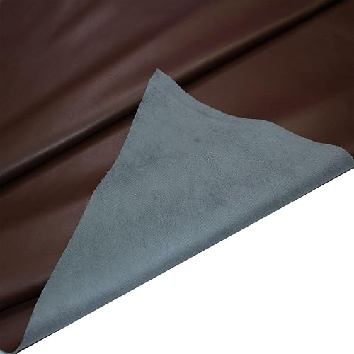 Miniatura 4 de Piel sintética suave de doble cara, gamuza 1 yarda, 54 x 36 pulgadas, grosor de 0.026 in, ancho 54 pulgadas, perfecto para tapicería, manualidades