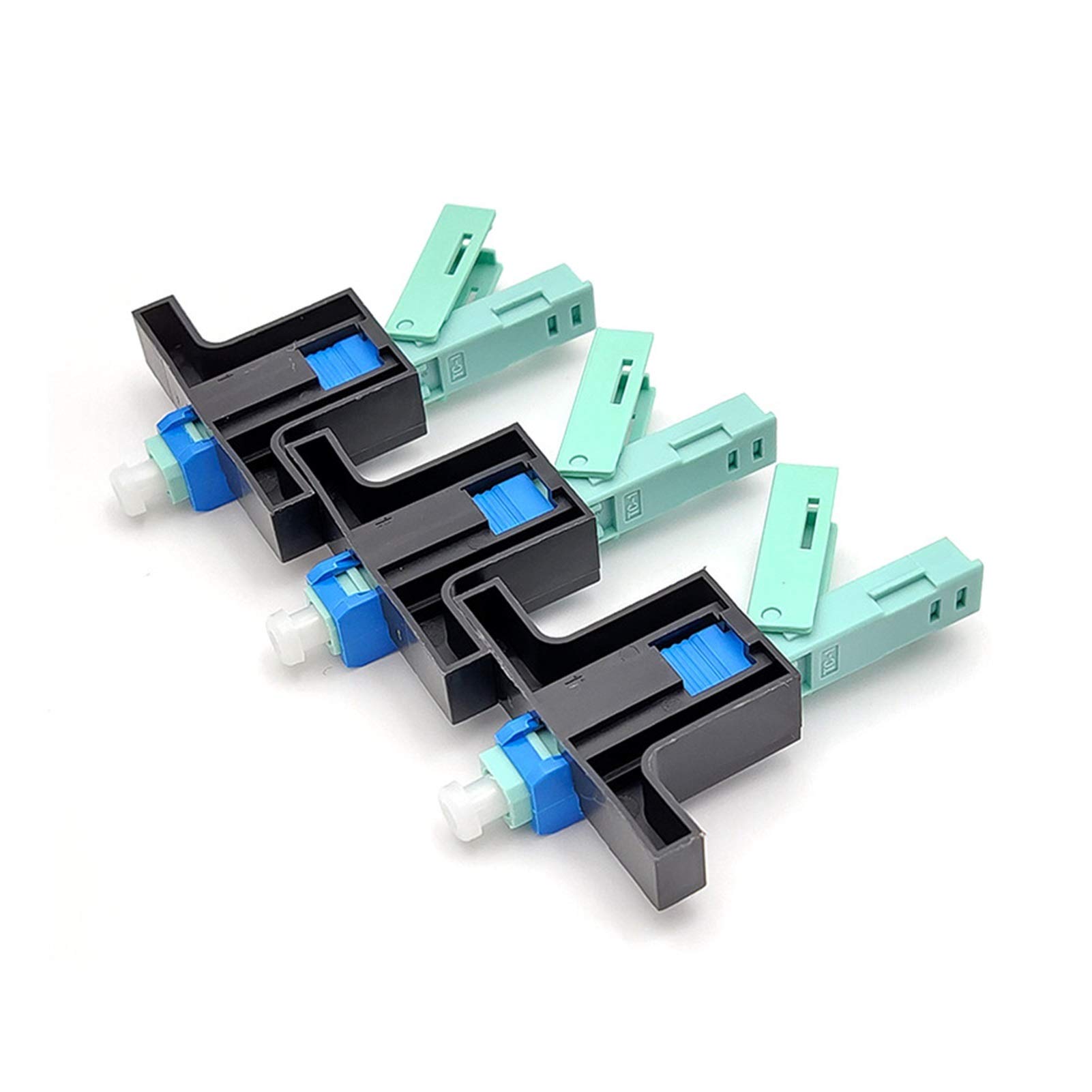 FTTH SC-APC / SC-UPC Glasfaser-Schnellverbinder – 4 Stück, Vorgebohrt, Für Einzelmode, ≤0,25 DB