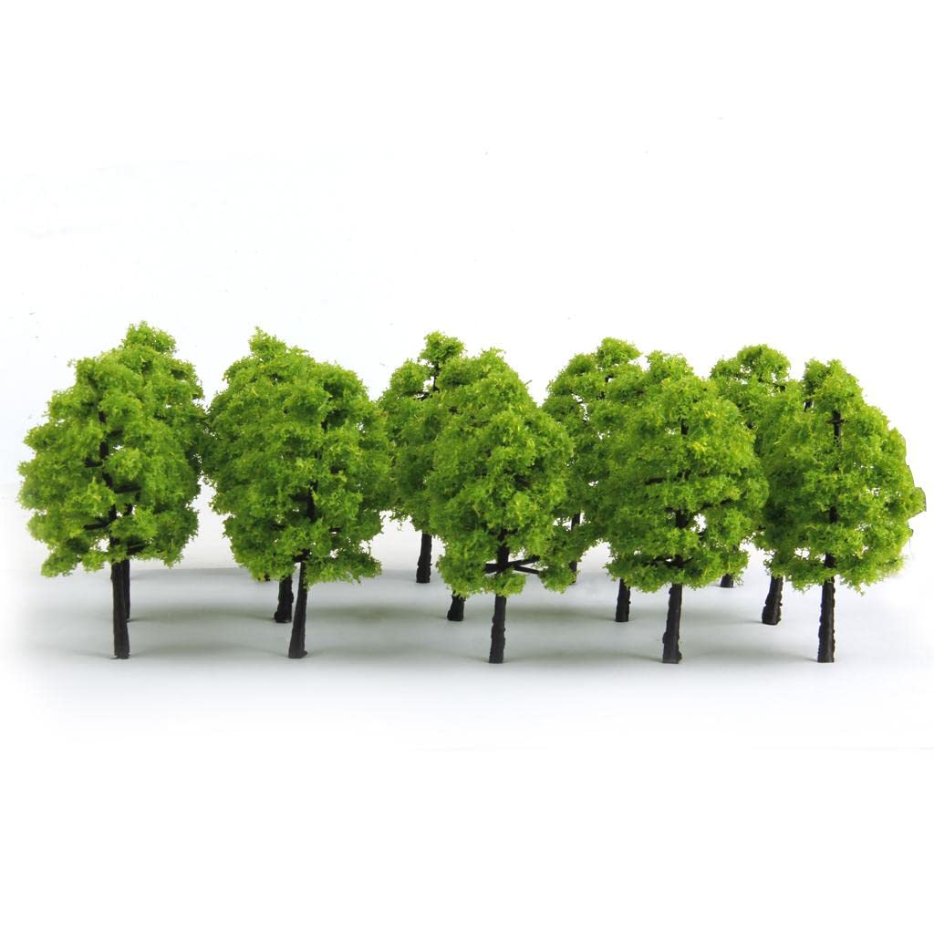 Calandis™ 1/100 Scale Mini Green Model Trees Train Railroad Scenery DIY 1:100 40Pcs | Scenery & Trees | Parts & Accessories | HO Scale | Model Railroads & Trains | Toys & Hobbies-image-4