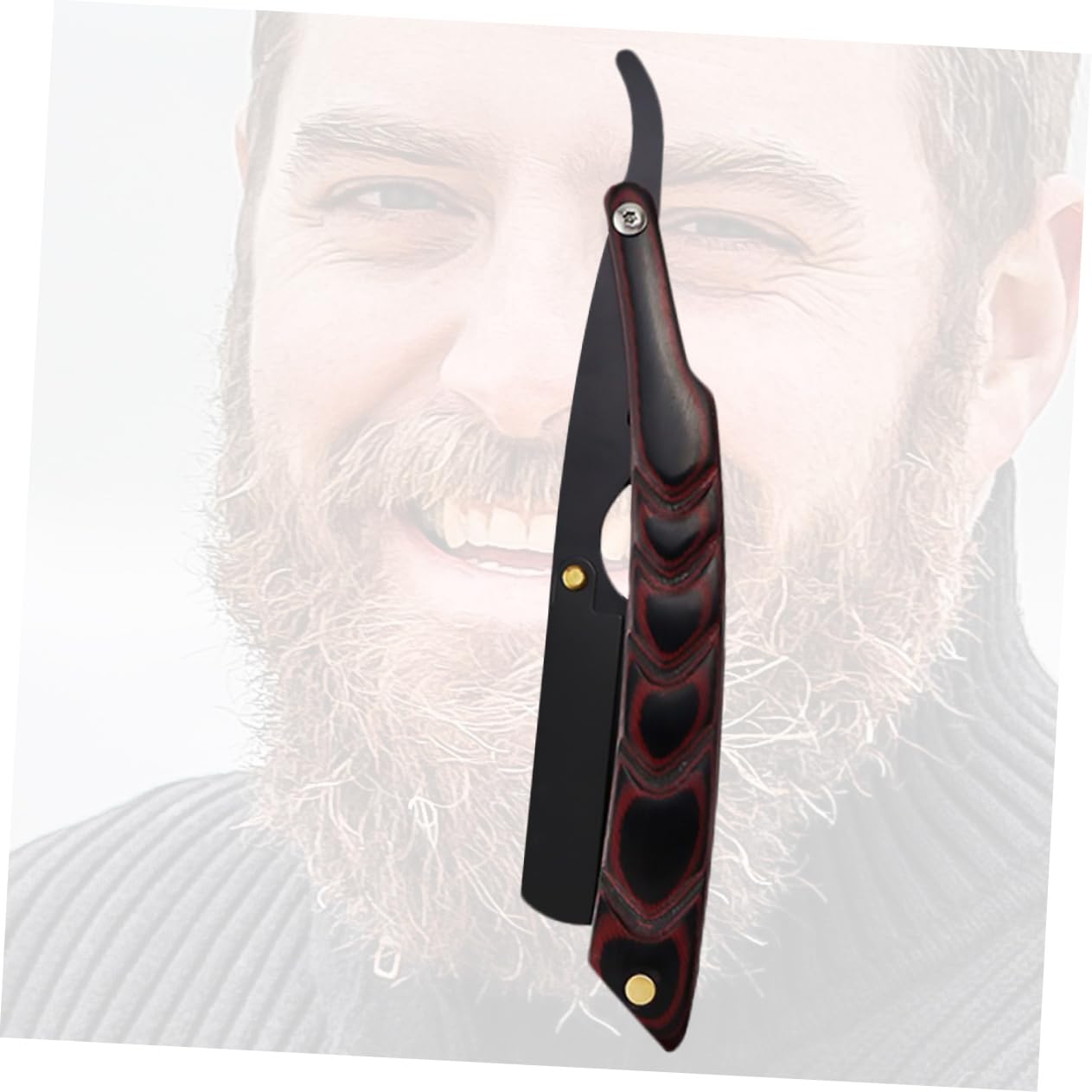 FRCOLOR 3 Stück Klappbarer Haarmesserhalter Aus Edelstahl Tragbarer Rasierer Tragbarer Rasierer Faltbares Barttrimmwerkzeug Glattes Rasiermesser Rasierer Für Männer