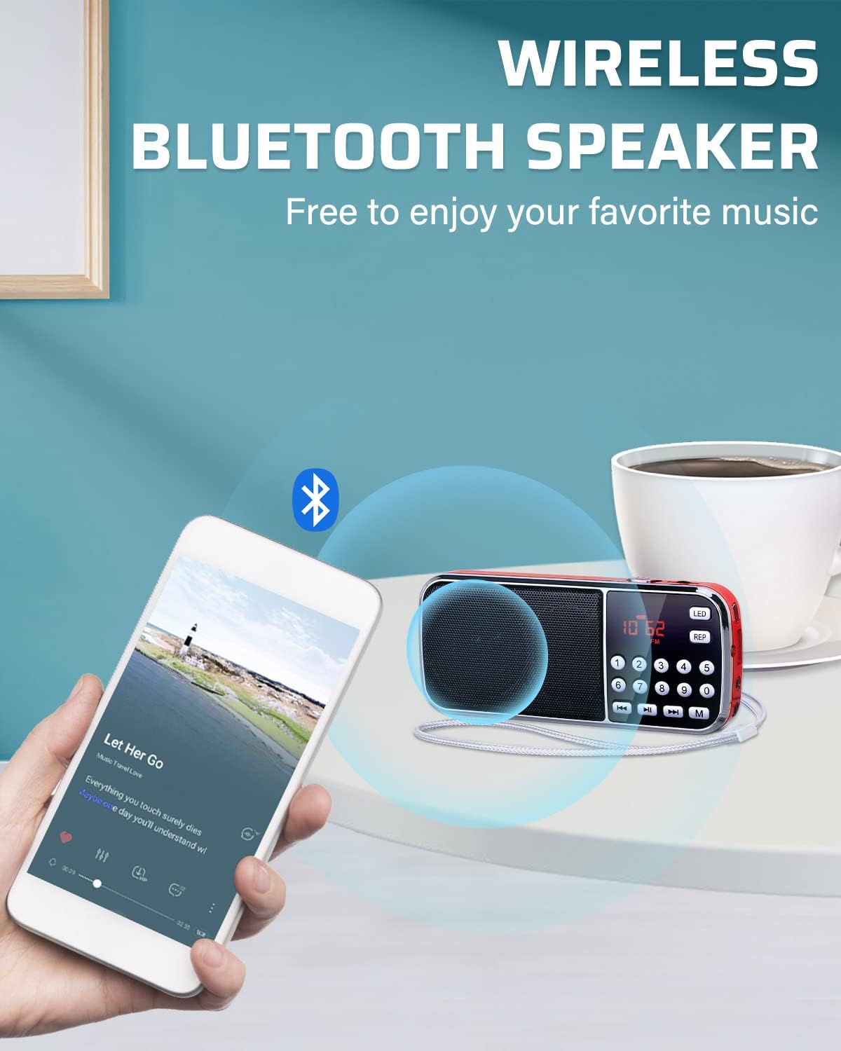 985 Pocket Radio with Earphones + 189 Small Radio Bluetooth