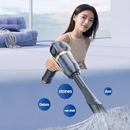 Miniatura 2 de Handheld Vacuum,Cordless Vacuum Cleaner for Car  High Suction Air Dusters Auto Accessories - for Pet Hair Small Space Dorm Room Keyboard Travel