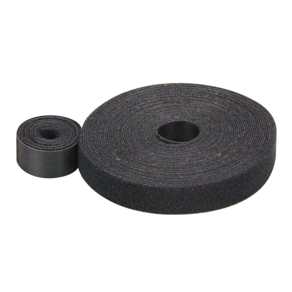 FOOKANN Extra Long Cable Management 10 Meters, Reusable Cable Organizer, Adjustable Wire Ties with Hook and Loop Fastener, Black