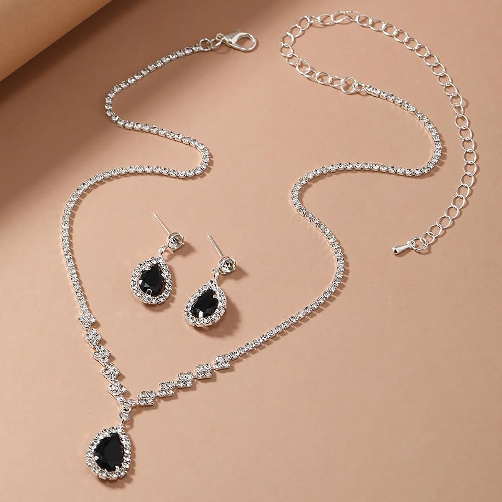 Amazon.com: XUN Zhe Shiny Cubic Zirconia Waterdrop Earrings