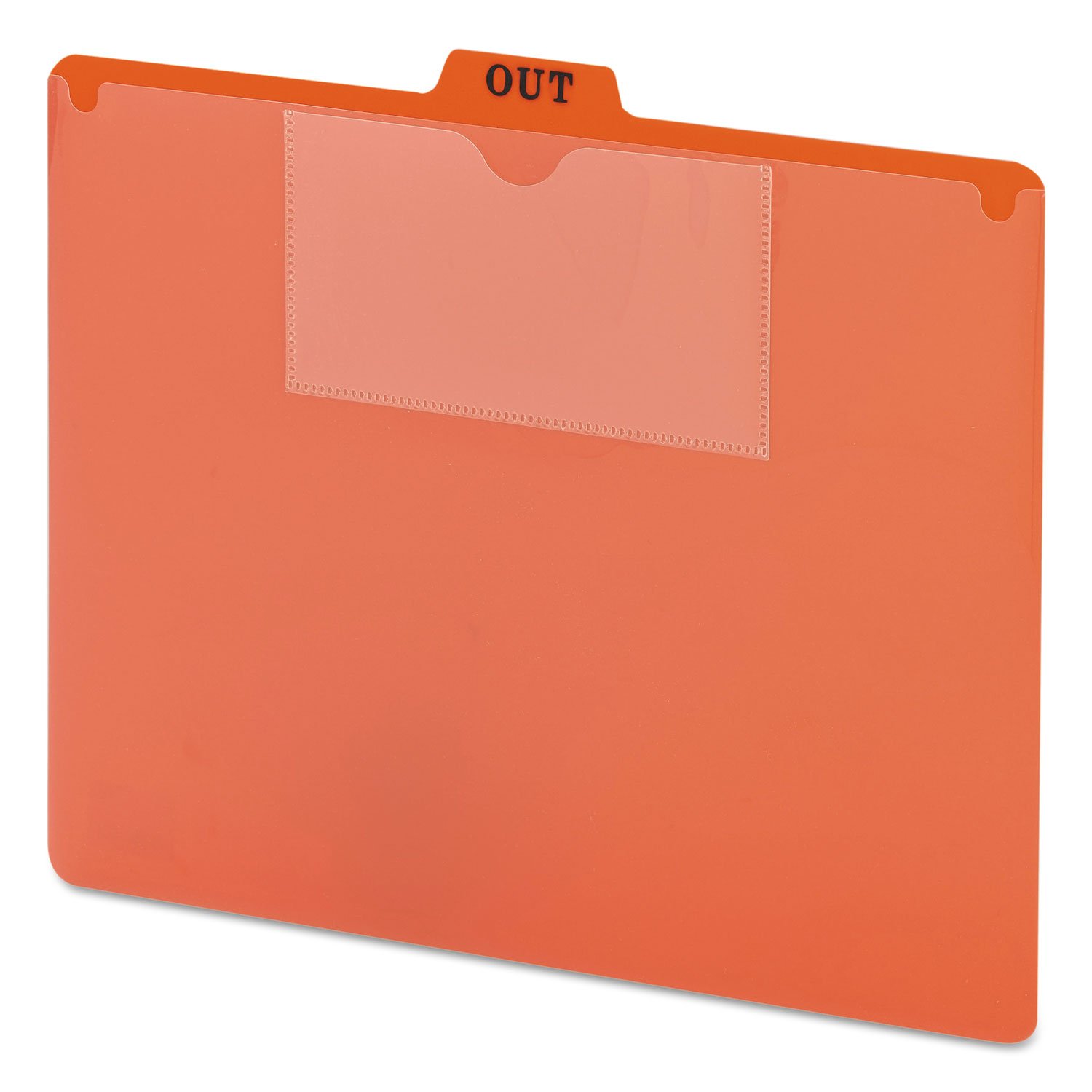 Smead 51920 Poly Out Guide Two-Pocket Style 1/5 Tab Letter Poly 5 x 3 50/Box