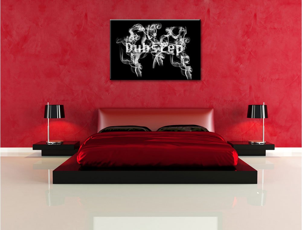 Pixxprint Musica Elettronica, scatole Dubstep Stampa su Tela 120x80 cm Artistica murale