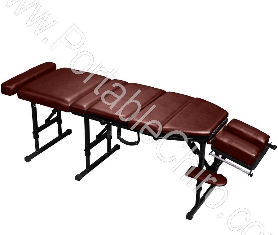 Portable Chiropractic Drop Table - Burgundy