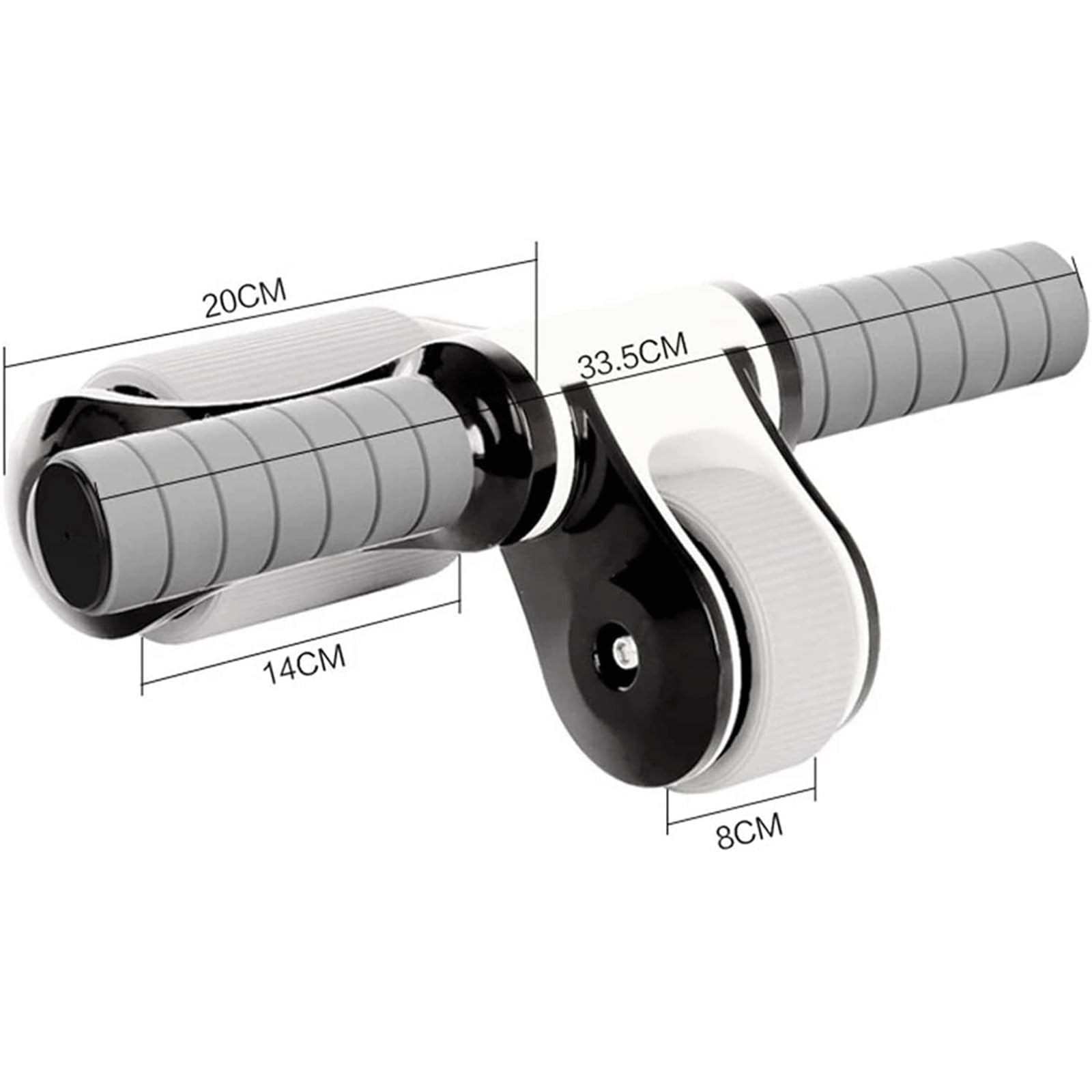 Übungsrolle, Gewicht verlieren, Ab Roller, Doppelrad, Bauchpresse, Rad für Fitness, Fitnessstudio, Crunch, Dual Ab Roller Wheel