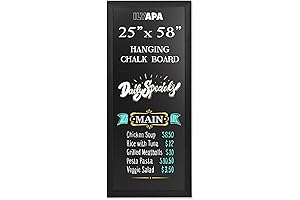Ilyapa Extra Large Wall-mounted Magnetic Chalkboard - an Expansive Canvas for Expression