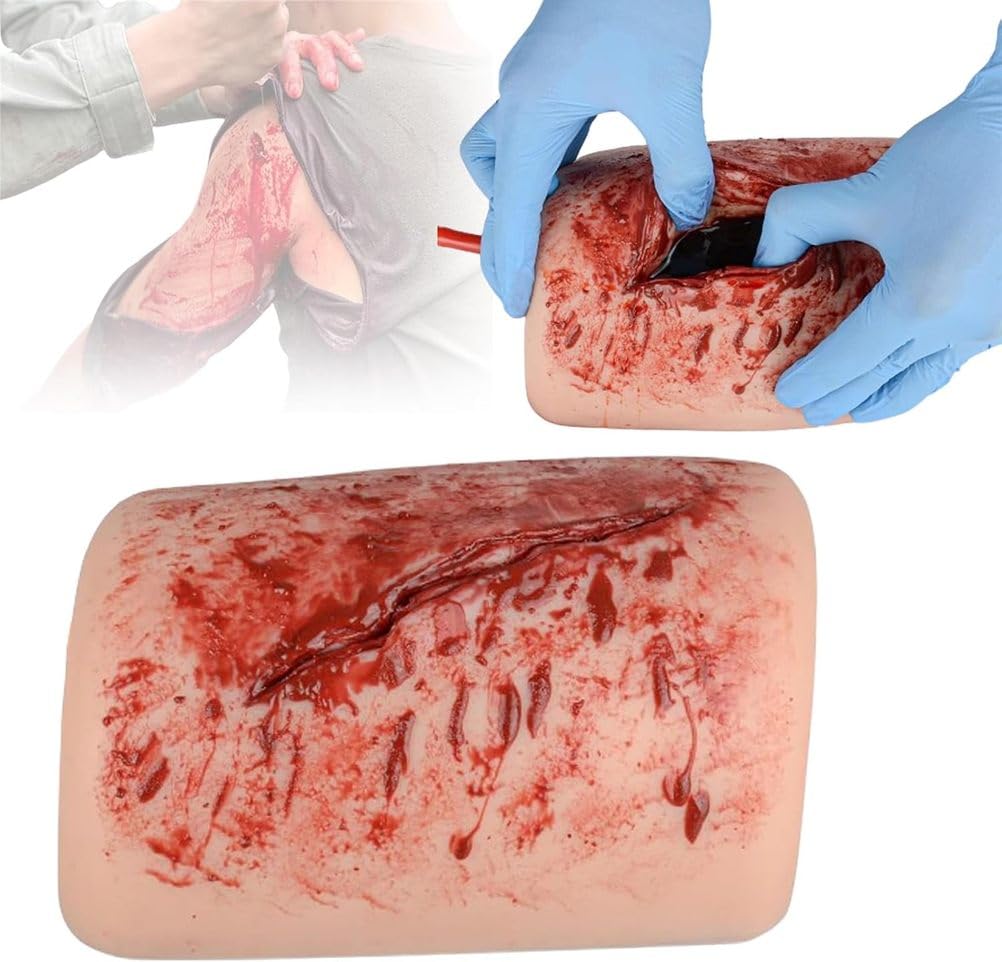 Model symulatora ran trener do treningu hemostazy, zestaw Stop The Bleed, realistyczny trening opatrunku ran z ekologicznymi materiałami
