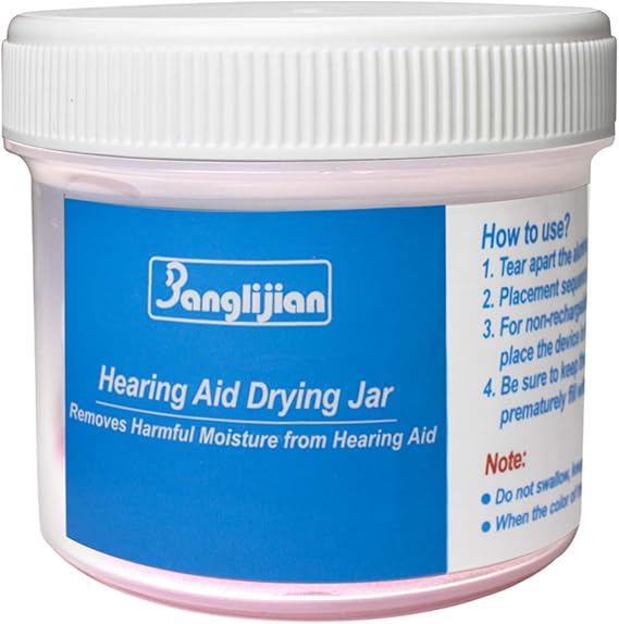 Banglijian Hearing Aid Dehumidifier Drying Jar, Drying Set
