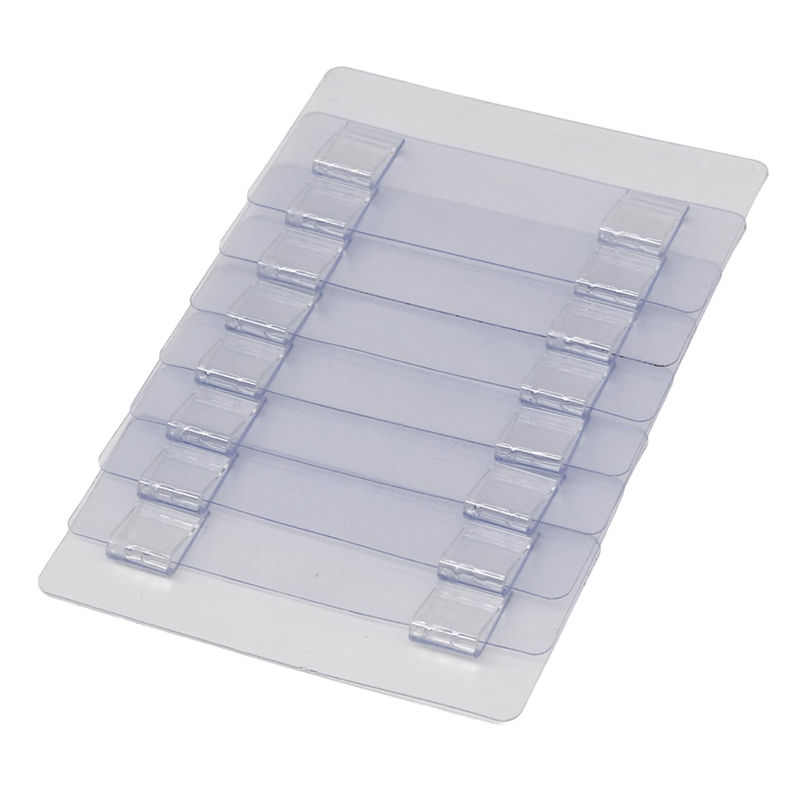 8PCS Adhesive Replacement for Shower Caddy Bathroom Storage Shelves and Kitchen Racks - Clear Strong Strips Pads Hooks