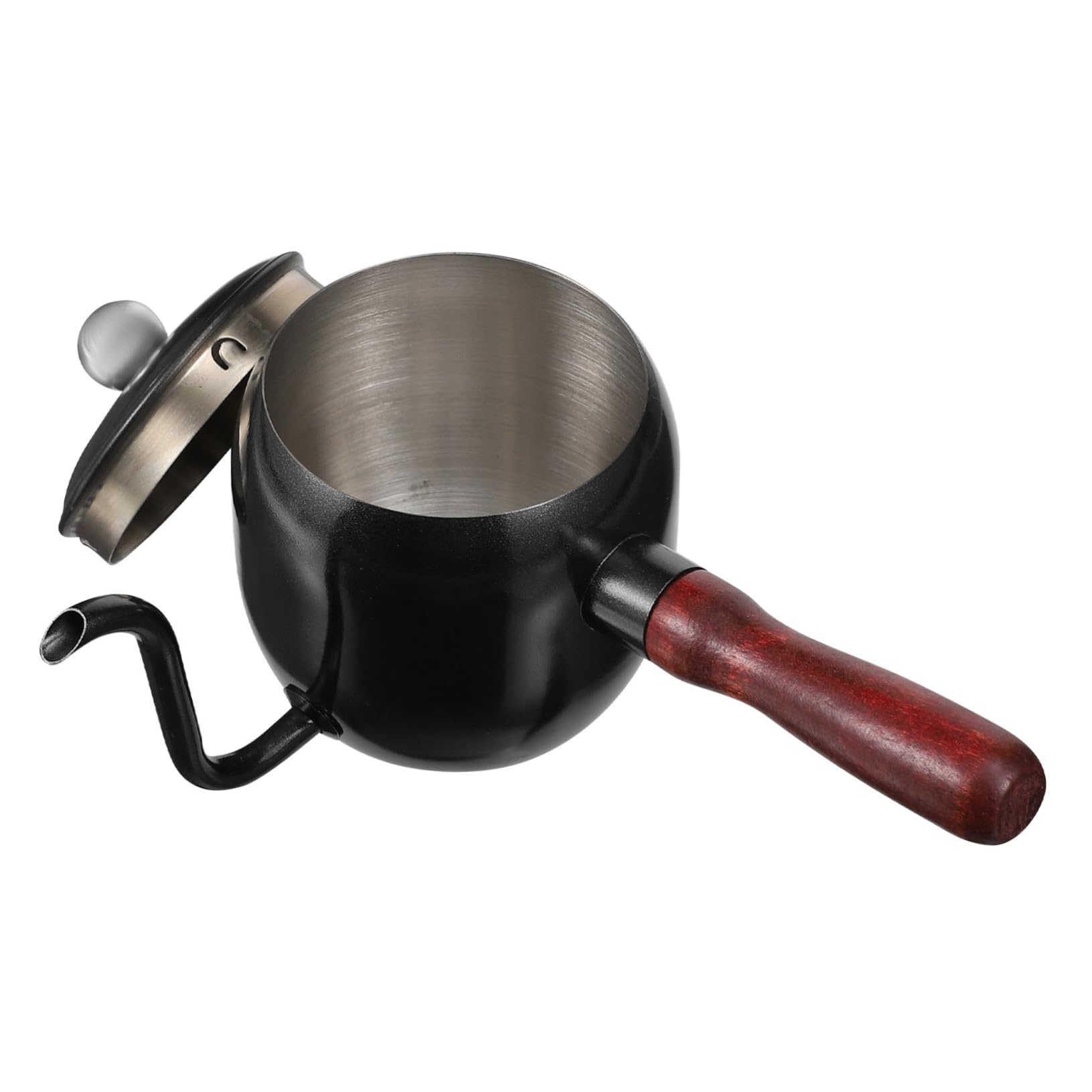 VALICLUD 1pezzi Caffettiera Beccuccio Acciaio Inox Porta Caffè Bollitore per Caffè Goccia Caffettiera per Casa Design Unico e Facile da Usare