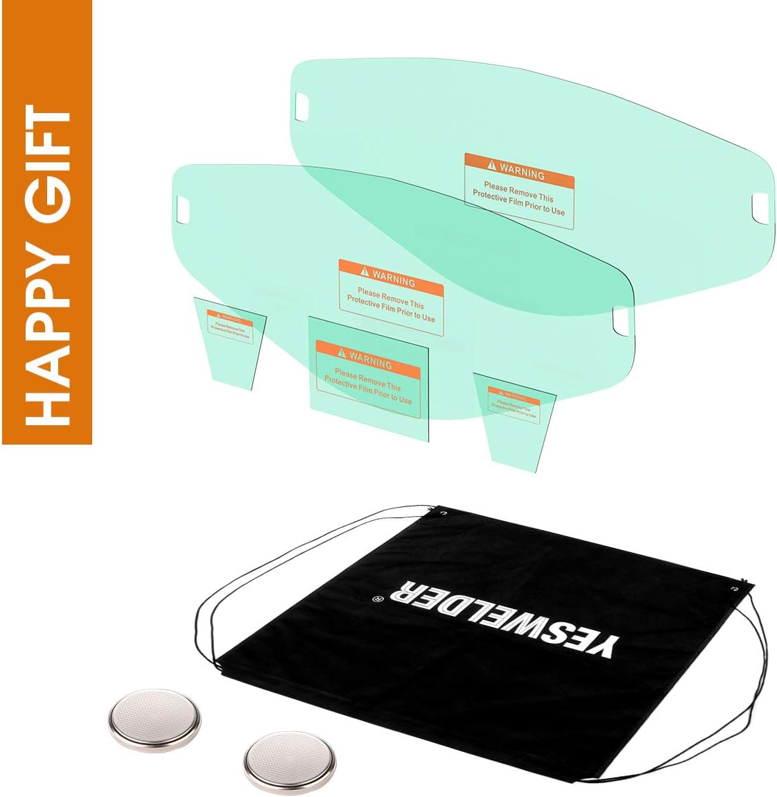 YESWELDER Panoramic 180 View Auto Darkening Welding Helmet with Side View, True Color Highest Optical 1/1/1/1, 4 Arc Sensor Wide Shade 4/5-9/9-13 with Grinding for TIG MIG MMA Plasma - - 