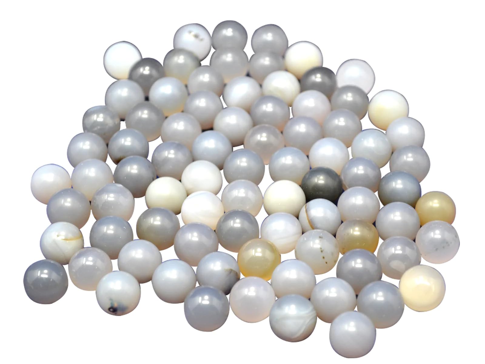 Bolas de medios de molienda de ágata de 12 mm - Medios de molienda de alta resistencia al desgaste for uso en laboratorio - 1 kg