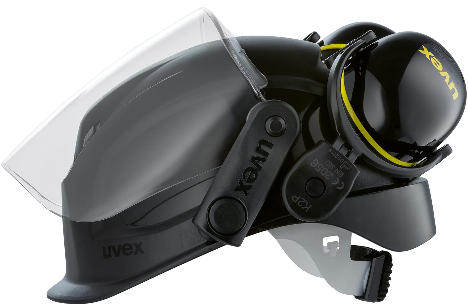 Uvex Protector auditivo Pheos, unisex, única, negro