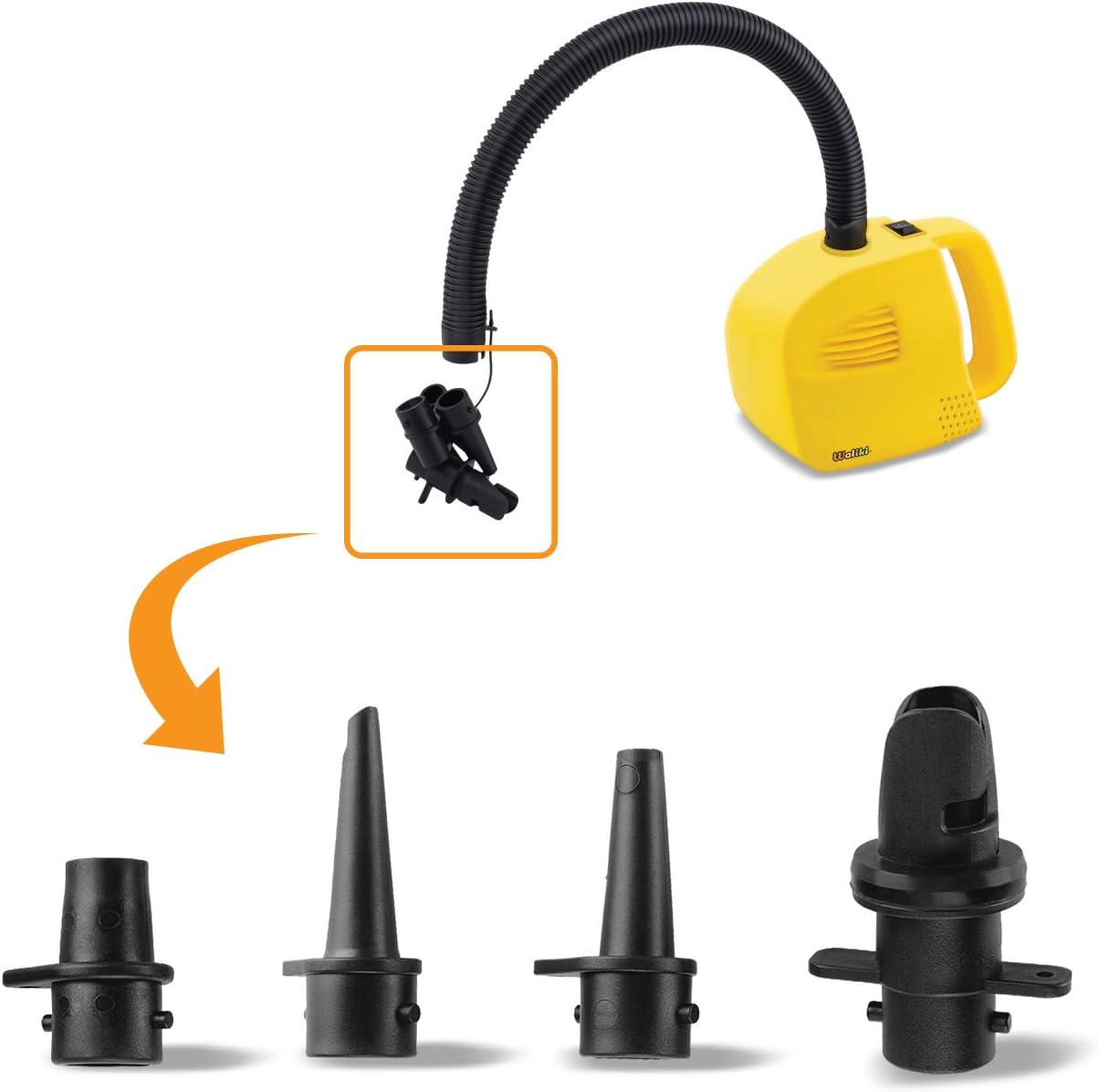 Hot Deals WALIKI Electric Pump: Pool Float Inflatable, Hop Exercise Ball, Bouncy Horse, Inflatable Mattresses