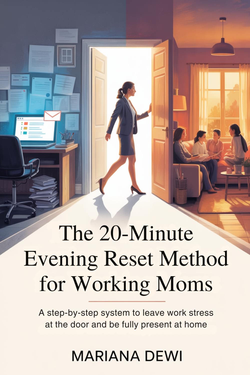 The 20-Minute Evening Reset Method For Working Moms: A Step-By-Step System To Leave Work Stress At The Door And Be Fully Present At Home