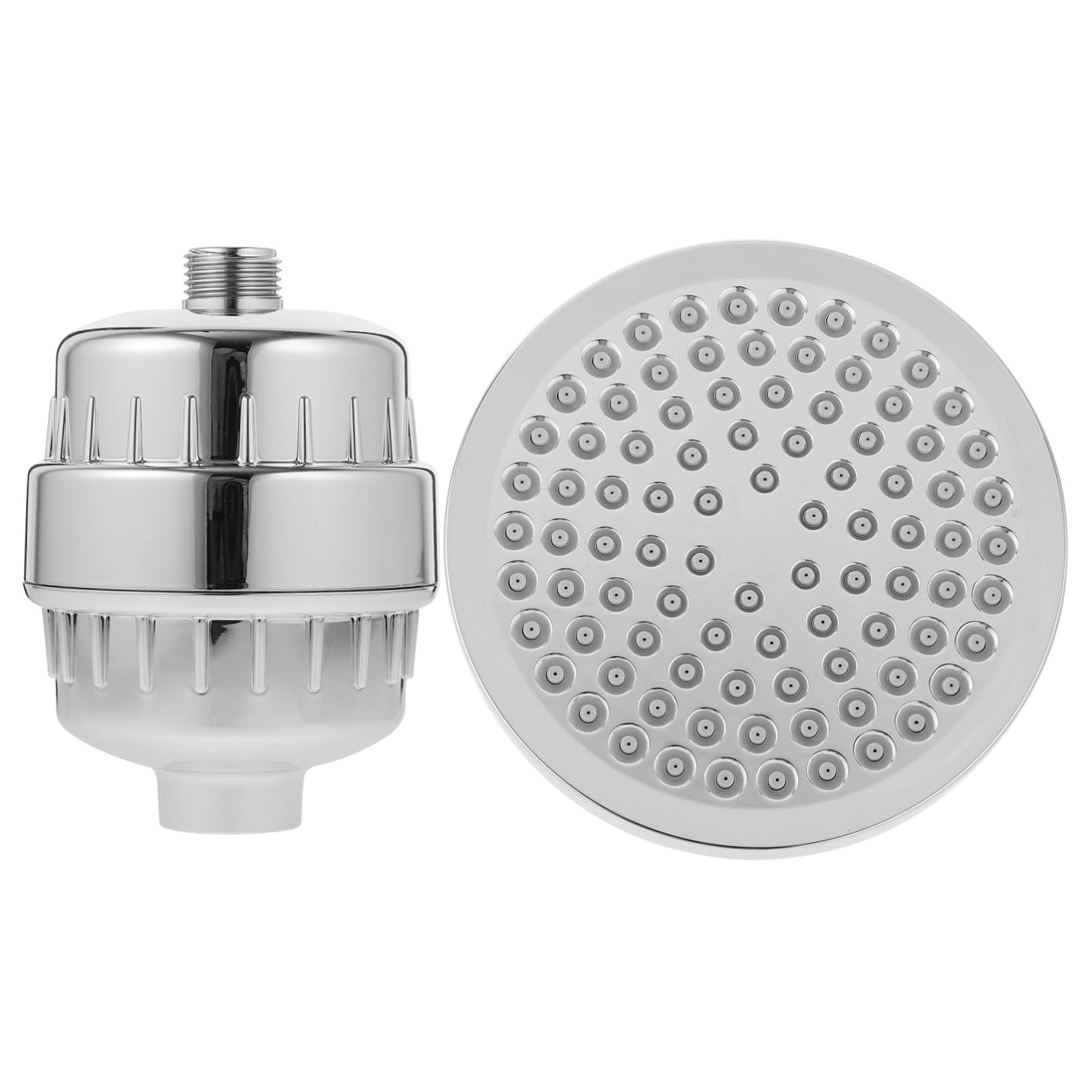 Potente alcachofa de ducha con filtro de agua dura, bola giratoria, suavizante de agua para una experiencia de baño refrescante, la solución definitiva para problemas de agua dura
