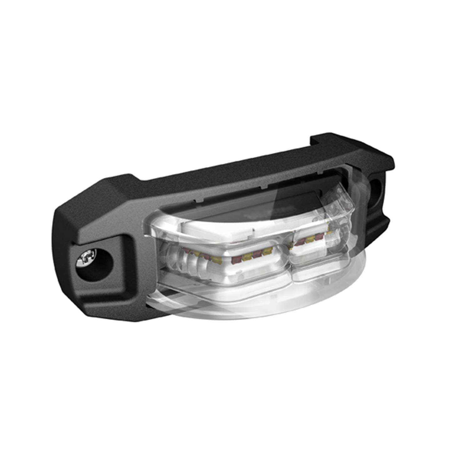 LED-MARTIN X180 Blitzmodul - 180° Abstrahlung - blau/gelb zweifarbig - versch. Haltersätze