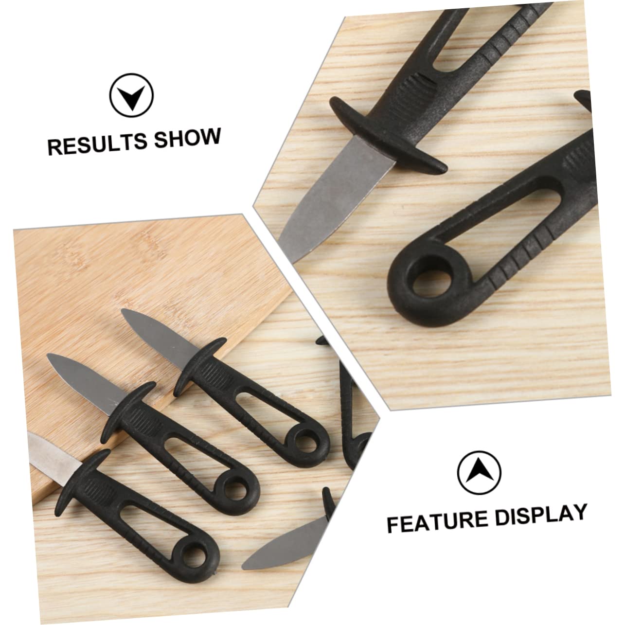 NAMOARLY 24pcs Oyster Shucker Set Professional Oyster Opener Stainless Steel Shucking Tool Seafood Opener Set