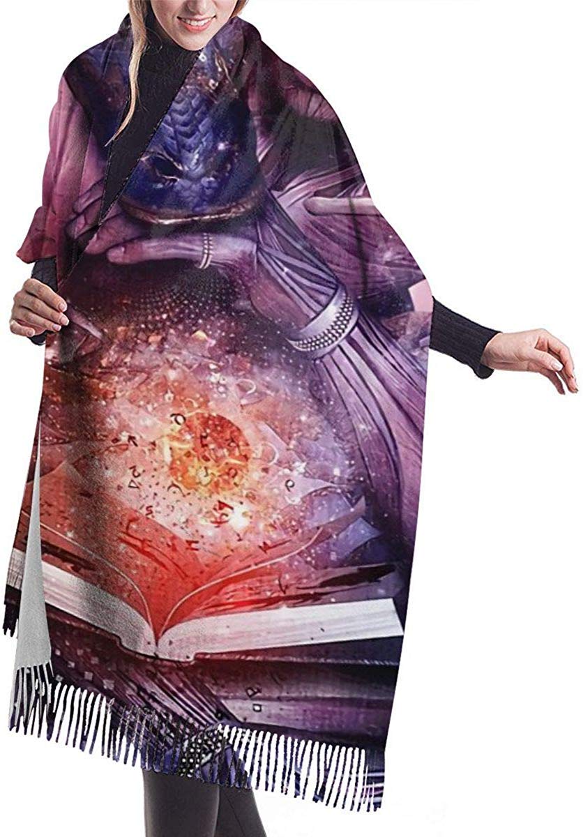 Shawl Wrap Blanket Scarf, The Dreams Are Of Soulmates Women Soft Cashmere Scarf Large Pashminas Shawl Blanket 77""x 27