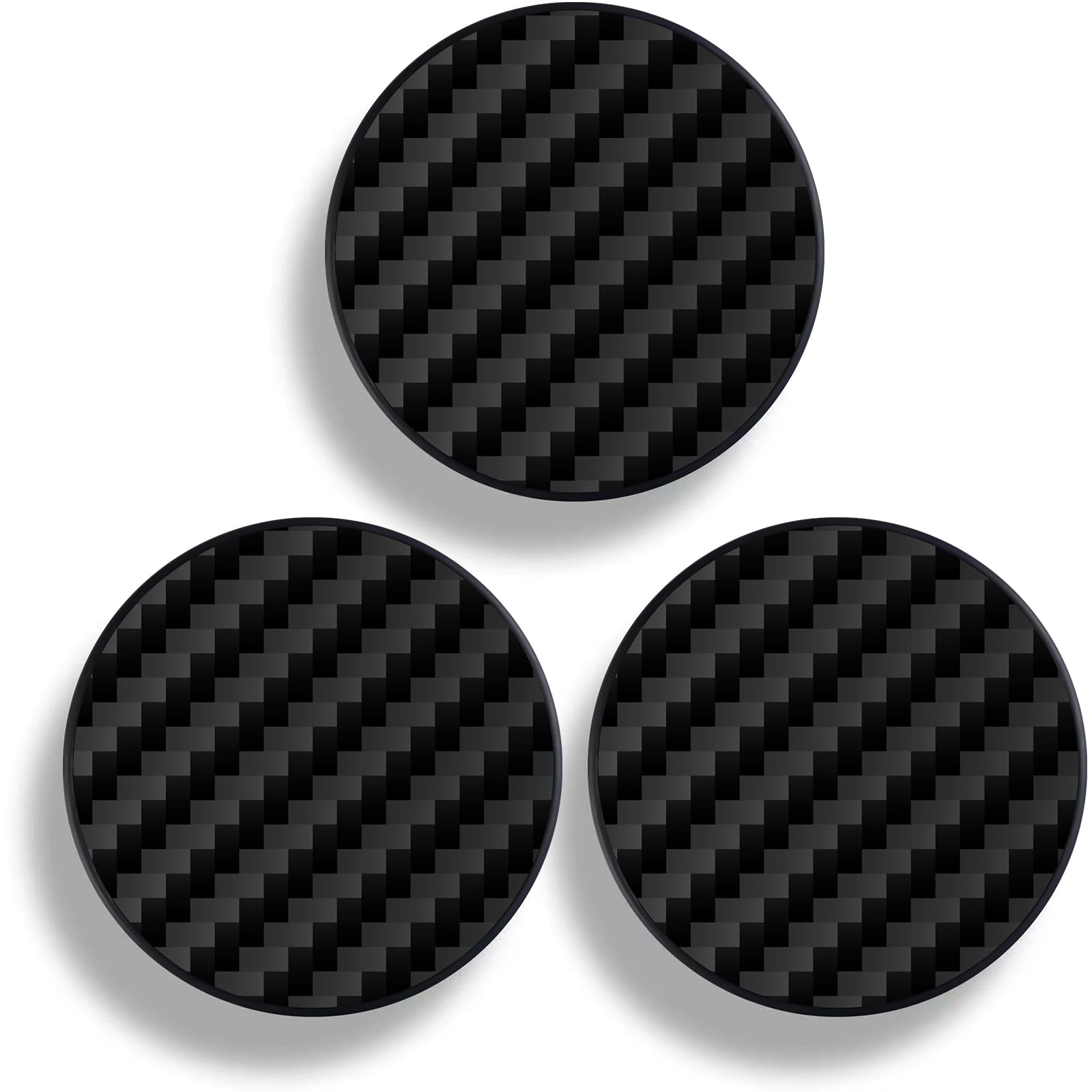 3 Pack Expandible Collapsible Mobile Phone Grip Stand Holder for Smartphone Tablet Cell Phone Accessory - Twill Black