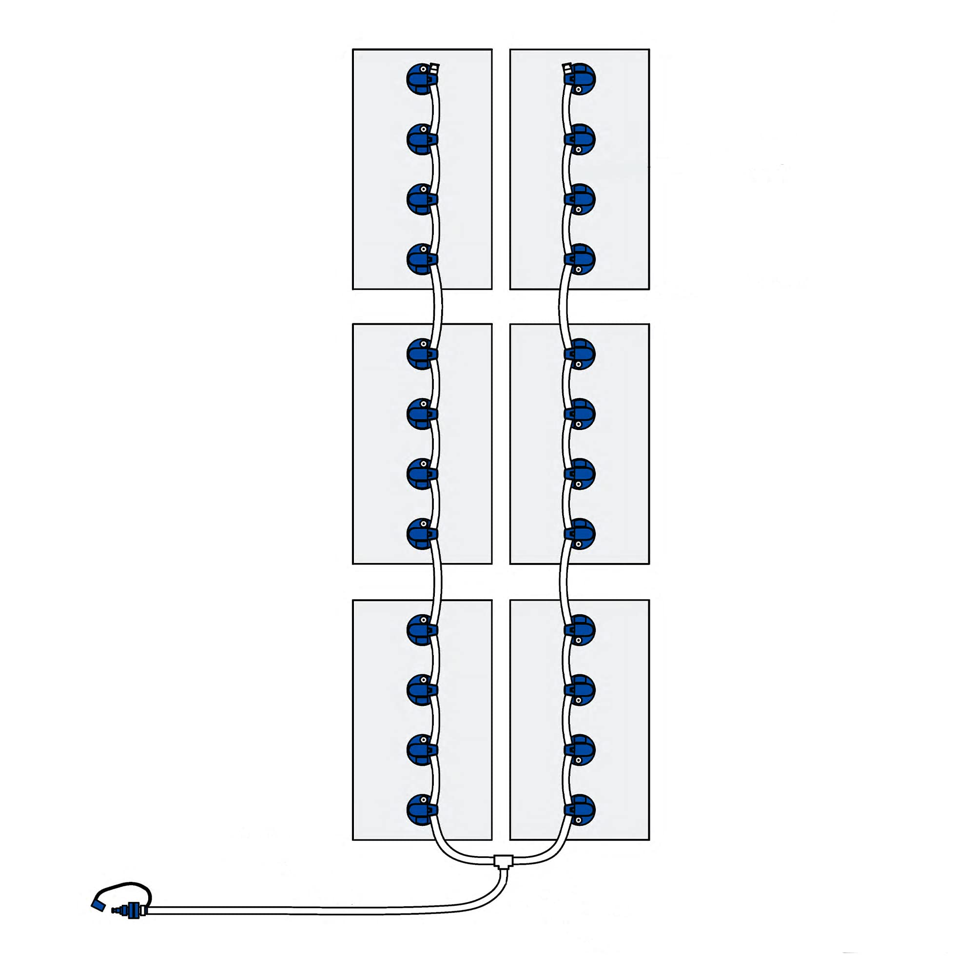 Tomberlin 6x8v (48 Volt) Battery Watering System | Golf Cart Watering System