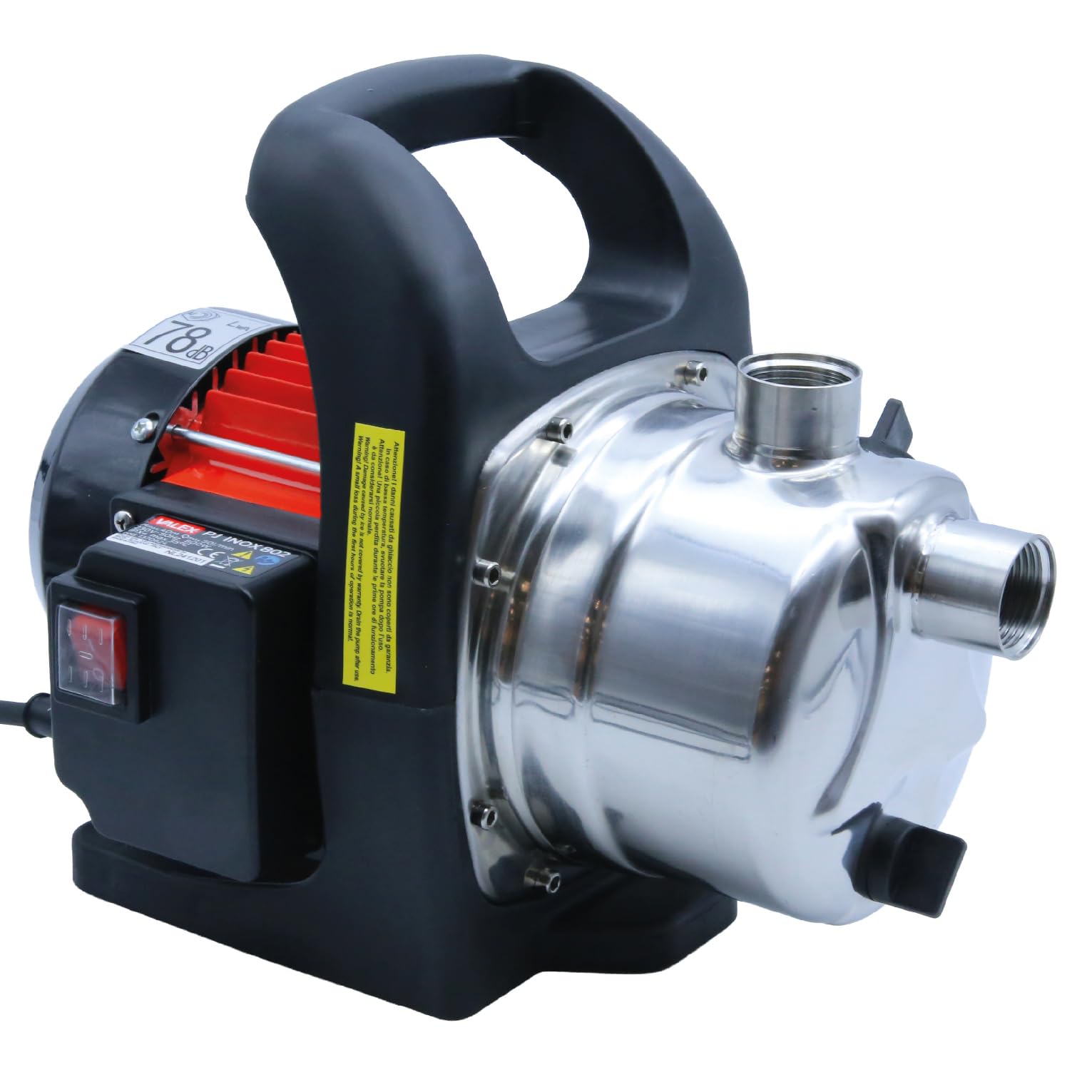 Électropompe auto-amorçante Valex Jet PJ-INOX802 idéale pour l'arrosage du jardin