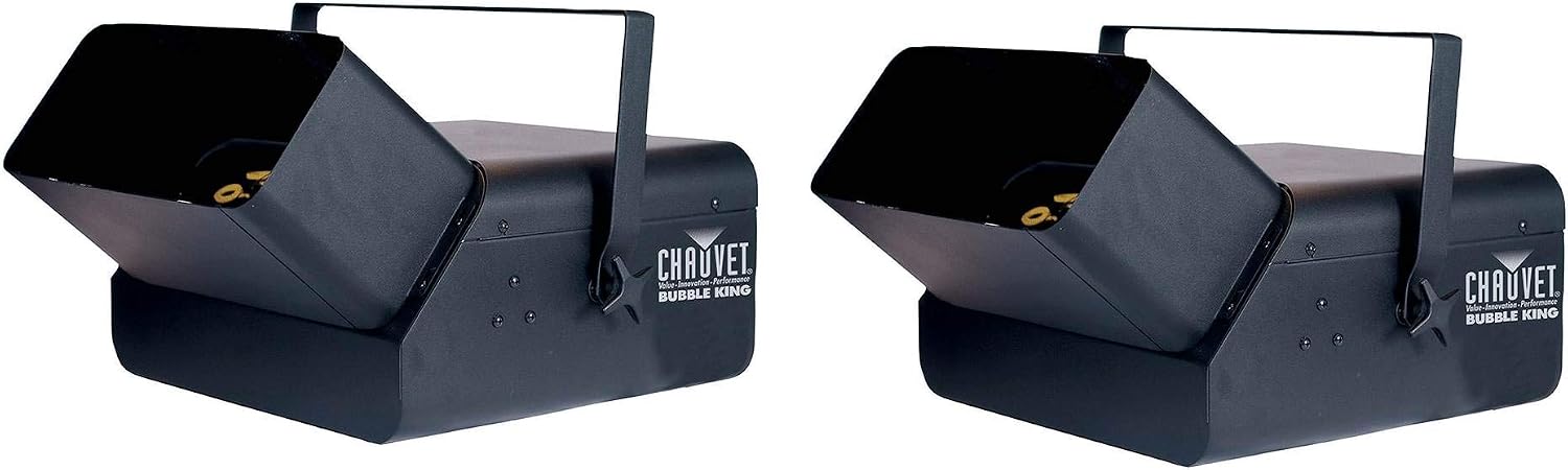 Chauvet DJ Bubble King High Output 3 Wands Professional Bubble Machine (2 Pack)