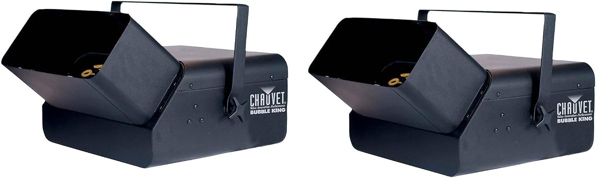 Chauvet DJ Bubble King High Output 3 Wands Professional Bubble Machine 2 Pack