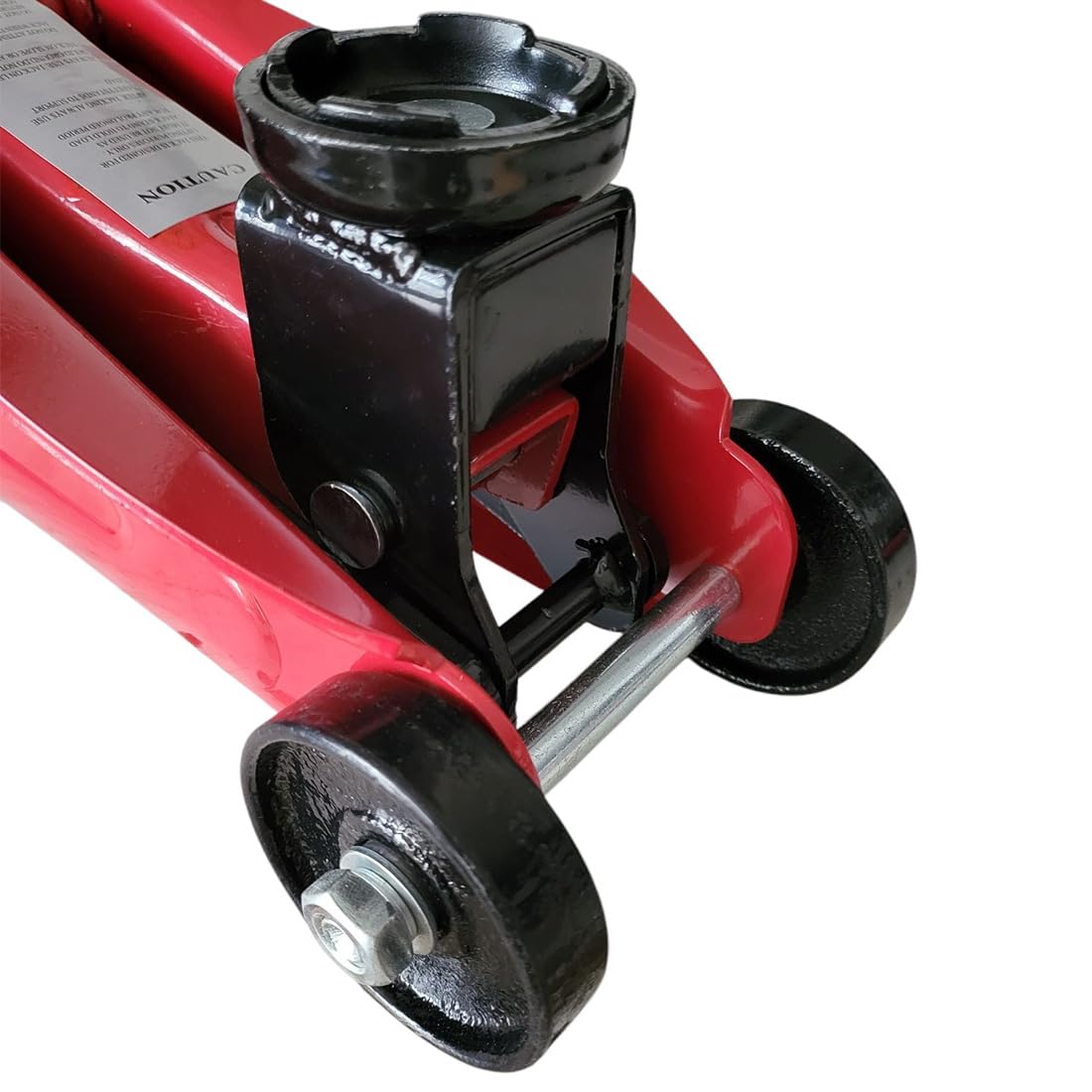 FAST WORLD SHOPPING Cric idraulico martinetto sollevatore auto 2,5T (2500 kg), crick a carrello professionale con maniglia, alza ruota, ideale per cambio gomme, officina e garage