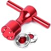 CAKESAFE Bare Necessities Cake Decorating Acrylic Disk Kit 3 Sets -Round 4.5, 6.5 and 8.5 Disk Sets (2 disks per size), 2-8 Icing Scrapers with 1 Scraper Edge and 3 Cake Comb Patterns