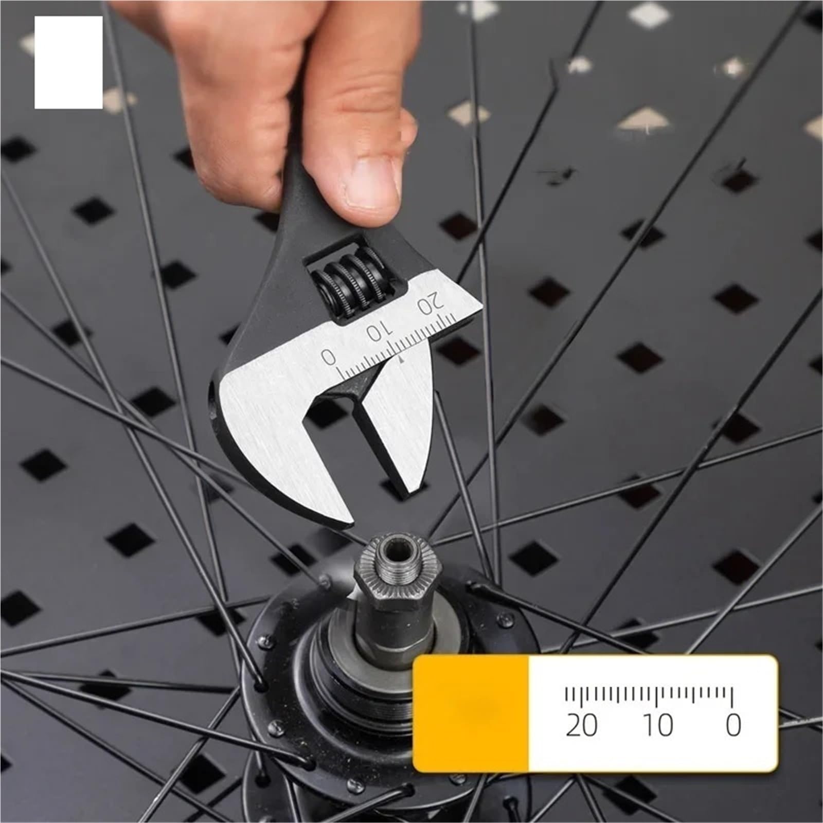 Llave Ajustable Llaves inglesas ajustables portátiles, herramientas manuales de reparación de automóviles multifuncionales, llave Universal for el hogar(12-Inch)