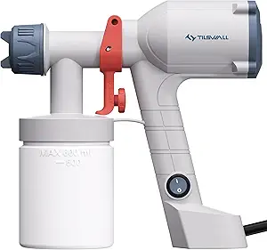 Tilswall Ultra-Light Electric Paint Sprayer with 2 Nozzles & 3 Patterns